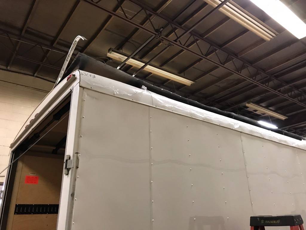 Roof Repair on Cargomate Trailer 